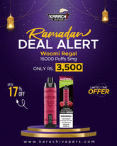 Woomi Regal 15000 puffs 5mg