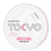 PEACH 2MG - TOKYO NICOTINE GUM 2MG 40PC PACK
