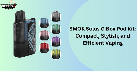 SMOK Solus G Box Pod Kit: Compact, Stylish, and Efficient Vaping