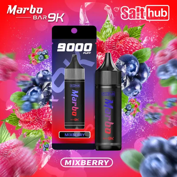 Salt Hub Bar MixBerry 9,000 Puff Disposable