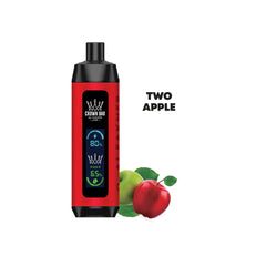 Al Fakher Crown Bar Two Apple Disposable 8000 Puff 5%