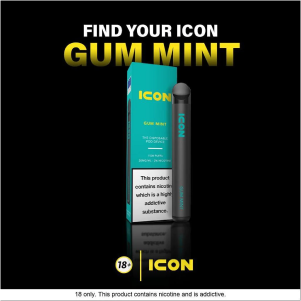 Icon Disposable Vape – 1500 Puffs | 20mg (No exchange No Return)