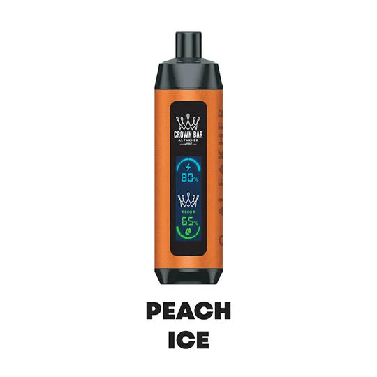 Al Fakher Crown Bar Peach Ice Disposable 8000 Puff 5%