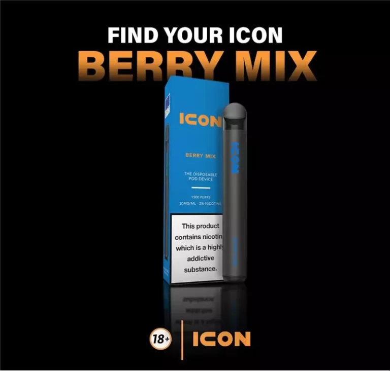 Icon Disposable Vape 1500 Puffs 20mg | Best Price in Pakistan - Karachi Vapers Icon Disposable Vape 1500 Puffs 20mg | Best Price in Pakistan - Karachi Vapers