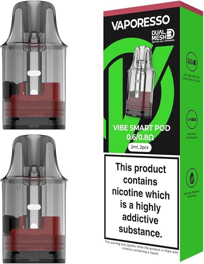 Vaporesso Vibe Smart Replacement Cartridge (0.6Ω / 0.8Ω)