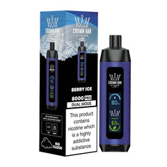 Al Fakher Crown Bar Berry Ice Disposable 8000 Puff 5%