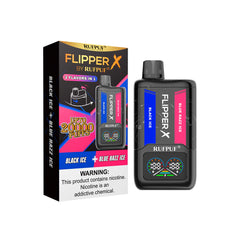 Flipper X by RufPuf – Black Ice + Blue Razz Ice 20K