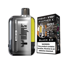 BLACK 2.0 - OXBAR PANTHER X DISPOSABLE 50K PUFFS