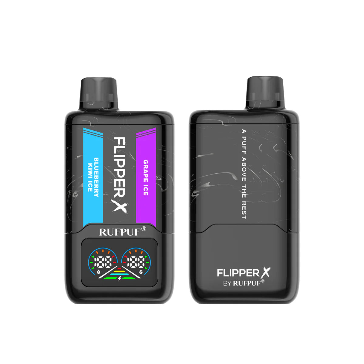Flipper X by RufPuf - Blueberry Kiwi + Grape Ice 20K 5%
