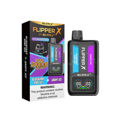 Flipper X by RufPuf - Blueberry Kiwi + Grape Ice 20K 5%