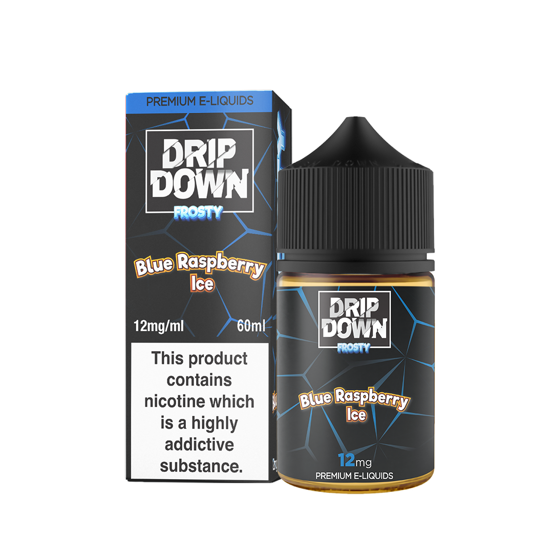 Drip Down Frosty Blue Raspberry Ice 12mg 60ml