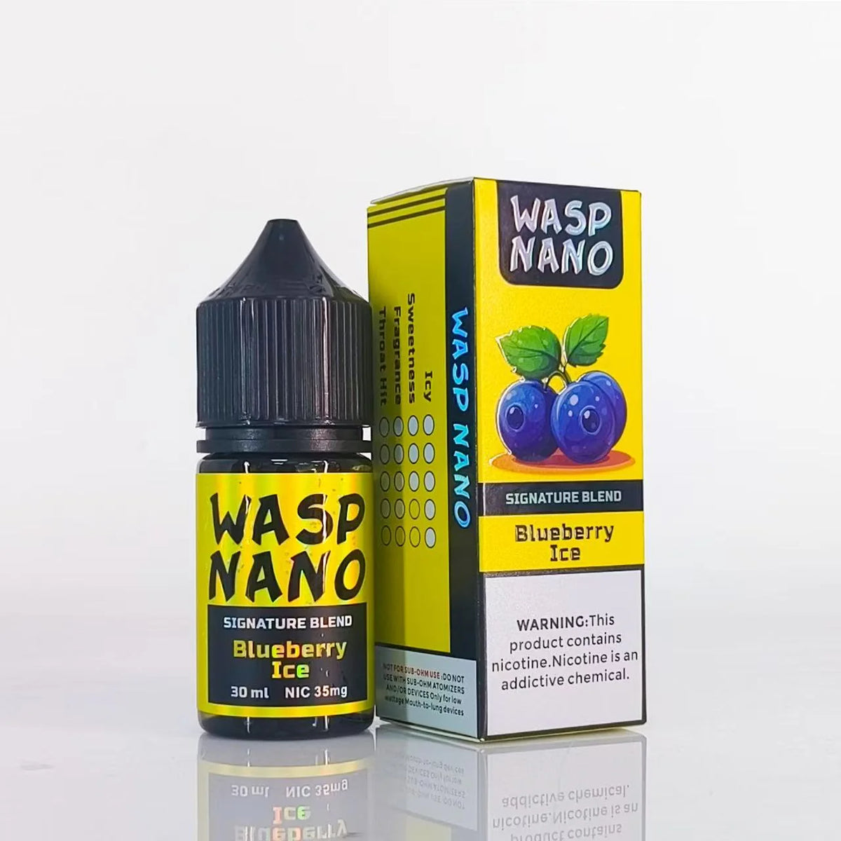 Wasp Nano Blueberry Ice 35mg Or 55mg 30ml