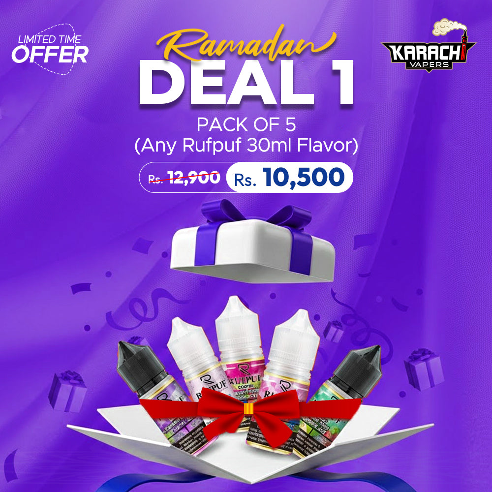 [PACK OF 5] Rufpuf Flavors 30ml - Ramzan Exclusive Deal