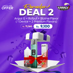 [PACK OF 3] Argus G + Rufpuf 30ml + Slushie 30ml - Ramzan Exclusive Deal