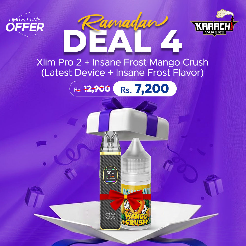 [PACK OF 2] Xlim Pro 2 + Insane Frost Mango Crush - Ramzan Exclusive Deal