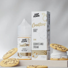 Drip Down Creations Cookies and Cream E-Liquid 30ml (35mg)