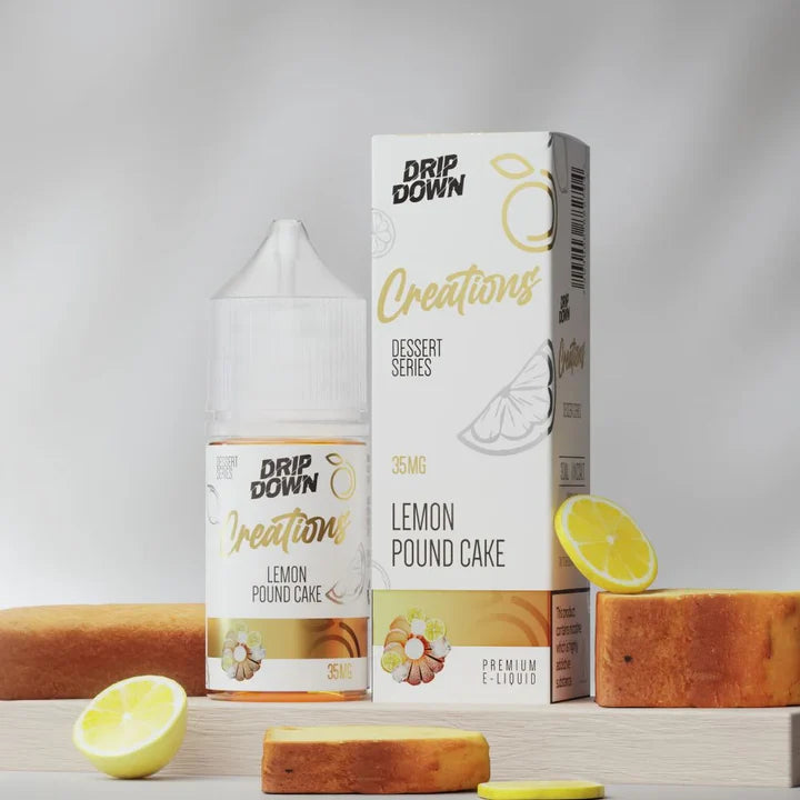 Drip Down Creations Lemon Pound Cake 30ml 35mg Nic Salt - Karachi Vapers Drip Down Creations Lemon Pound Cake 30ml 35mg Nic Salt - Karachi Vapers