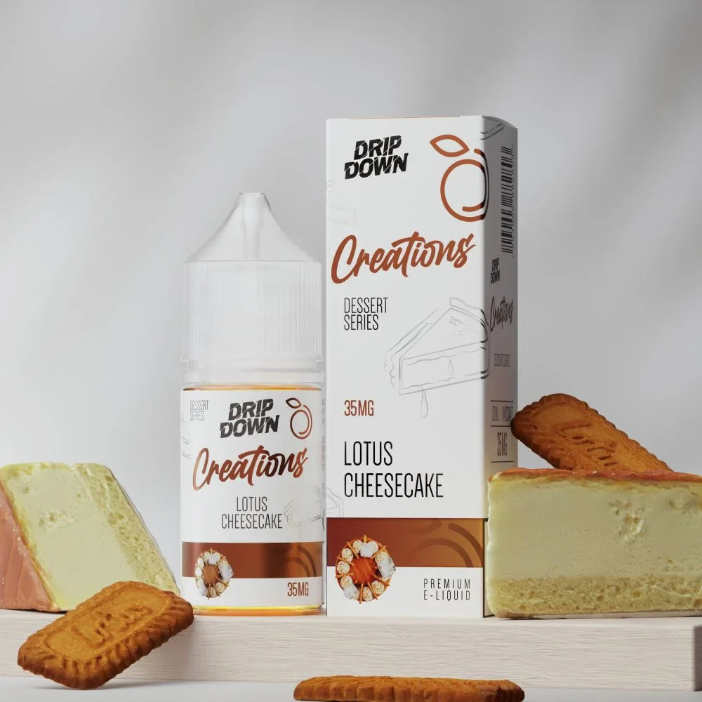 Drip Down Creations Lotus Cheesecake E-Liquid 30ml (35mg)