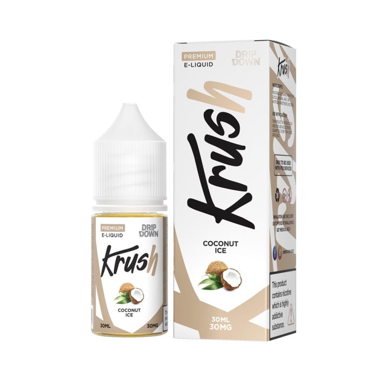 Drip Down Krush Coconut Ice 30mg or 50mg 30ml