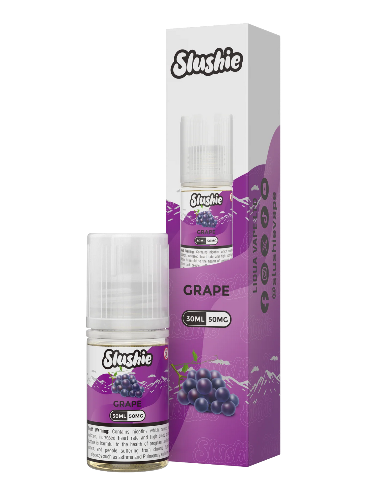 Slushie Grape 35mg Or 50mg 30ml
