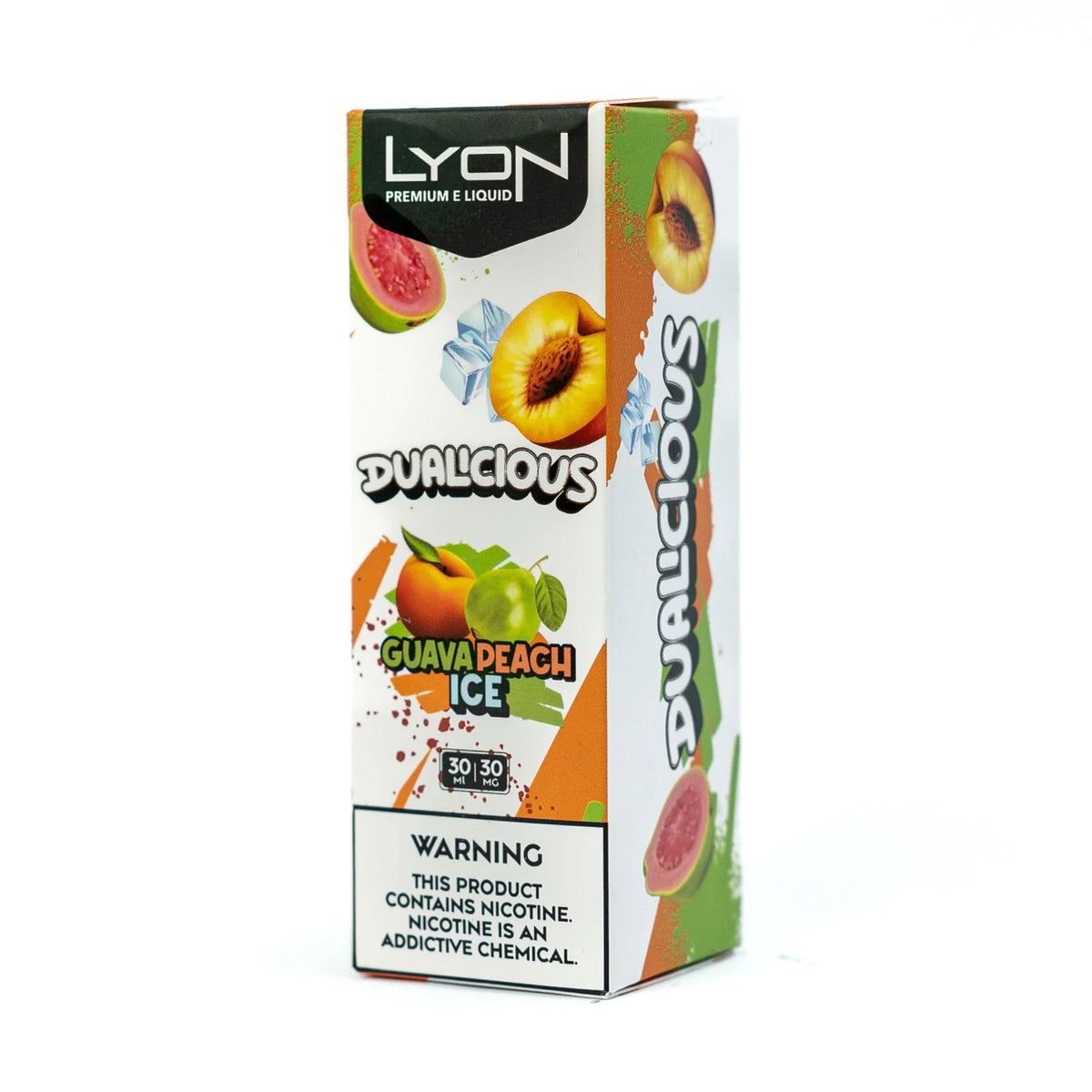 Lyon Guava Peach Ice 30mg Or 50mg 30ml