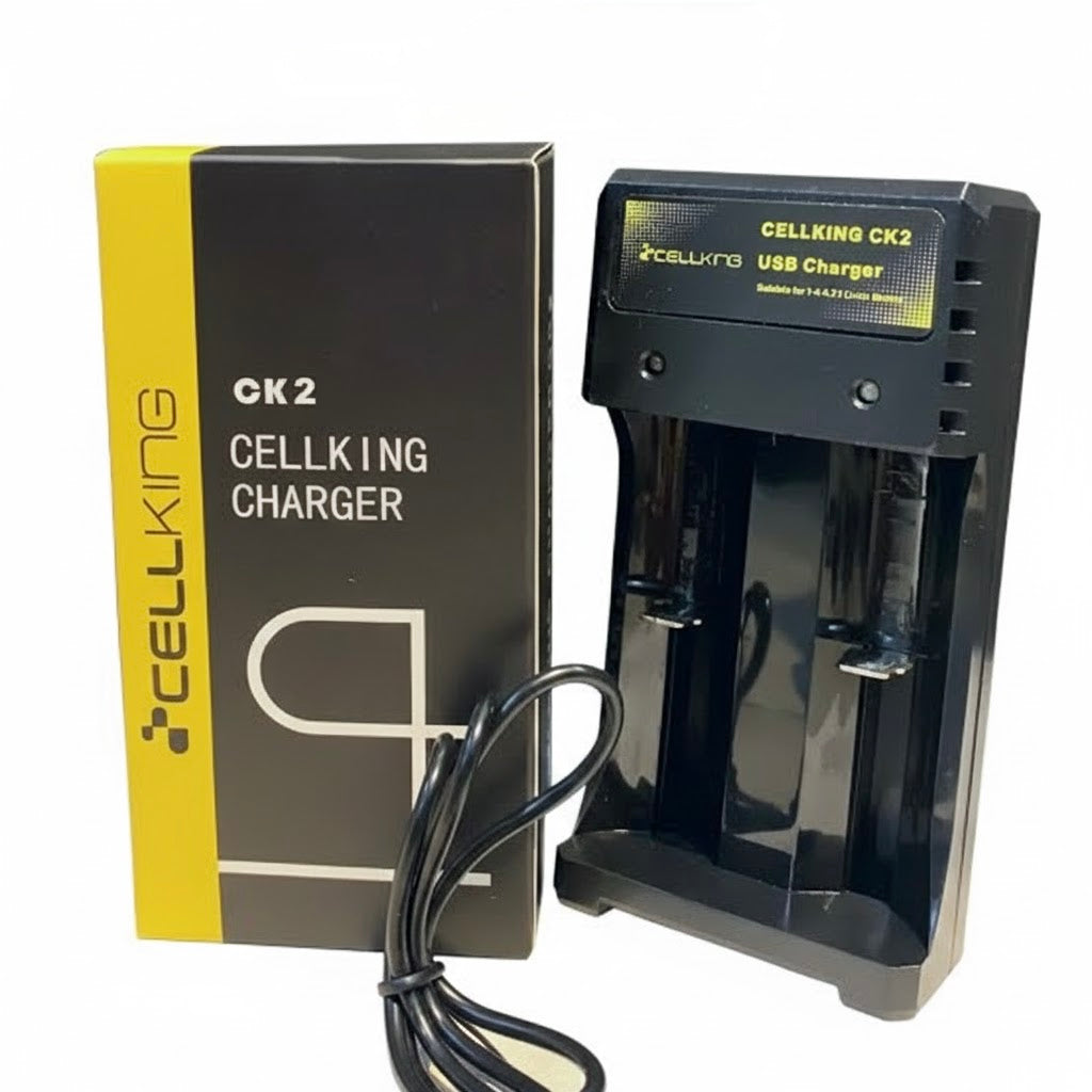 CellKing Smart 2 Slots Battery Charger – Model CK2