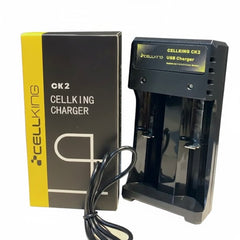 CellKing Smart 2 Slots Battery Charger – Model CK2