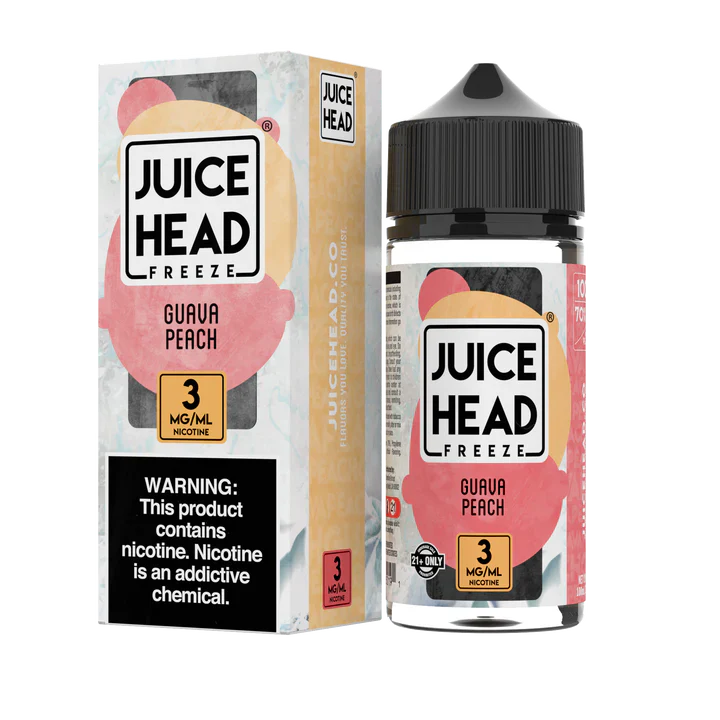 GUAVA PEACH ICE 100ML - JUICE HEAD EXTRA FREEZE 0MG