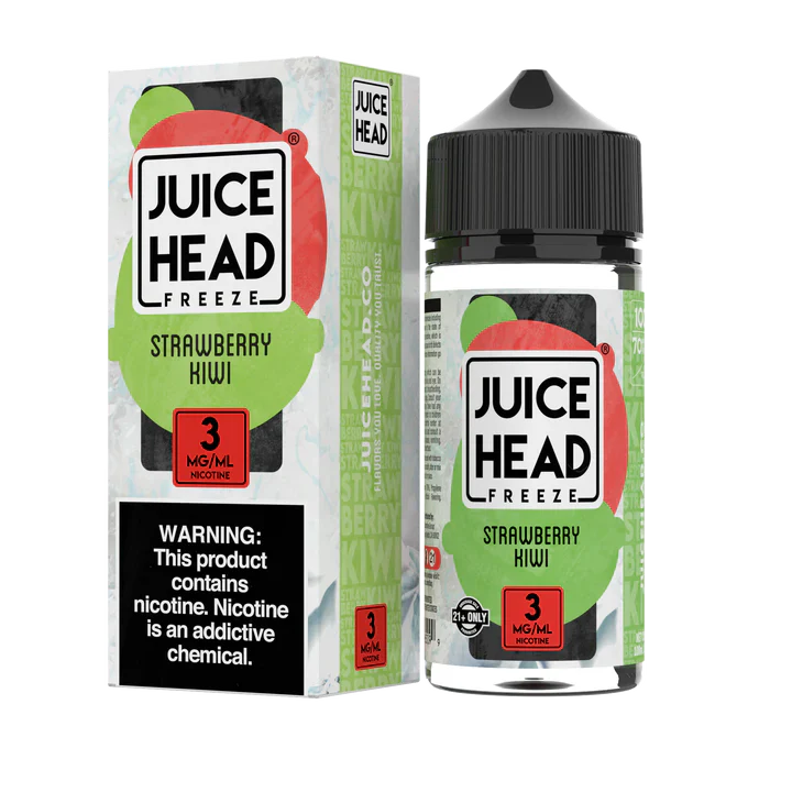 STRAWBERRY KIWI 100ML - JUICE HEAD EXTRA FREEZE 0MG