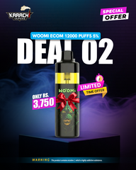 Combo Deal - Woomi Ecom 12000 Puffs 5%