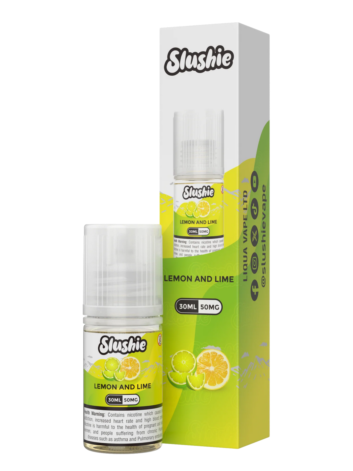 Slushie Lemon Lime 35mg Or 50mg 30ml