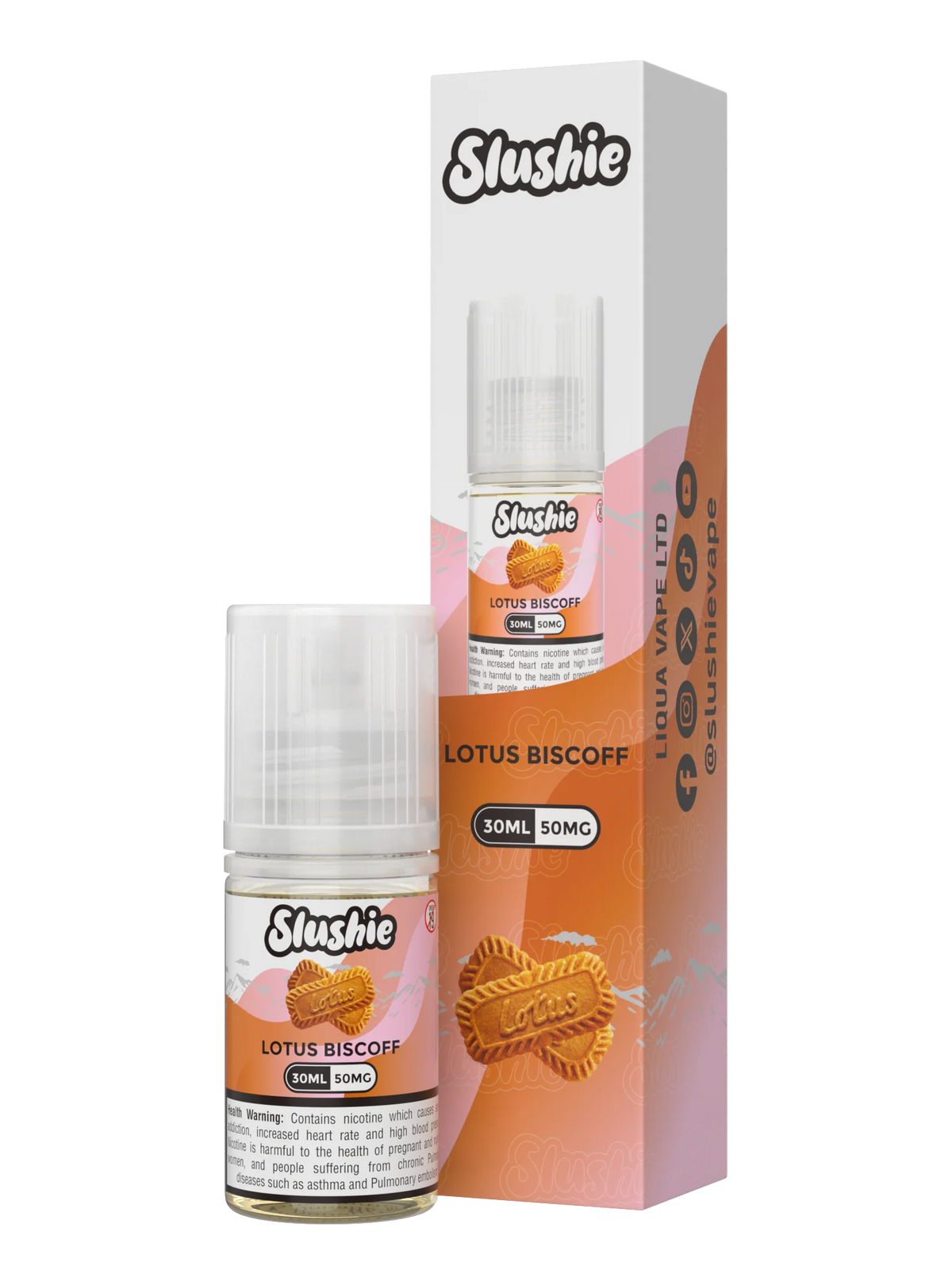 Slushie Lotus Biscoff 35mg Or 50mg 30ml