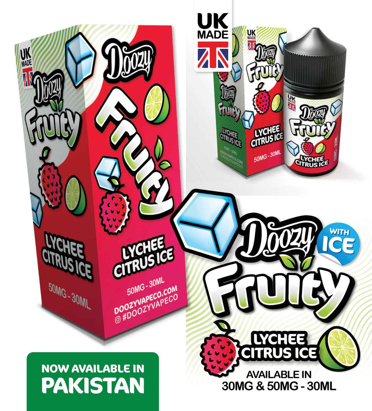 Doozy Fruity Lychee Citrus Ice 30MG - 50MG