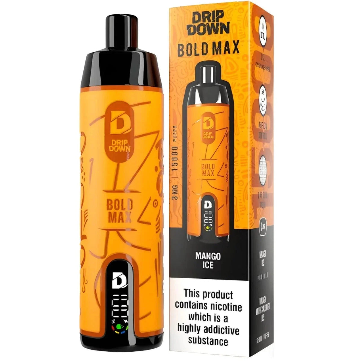 Drip Down Bold Max Disposable 15000 Puffs (3mg)