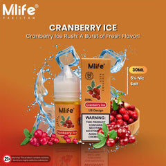 Mlife Cranberry Ice 50mg 30ml