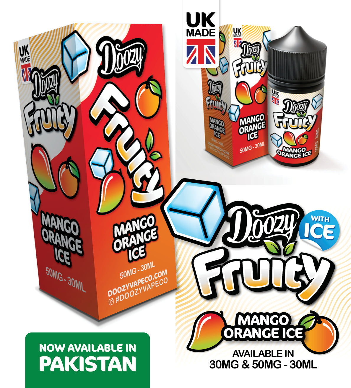Doozy Fruity Mango Orange Ice 30MG - 50MG