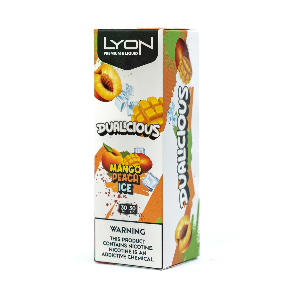 Lyon Mango Peach Ice 30mg Or 50mg 30ml