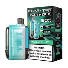MIAMI MINT - OXBAR PANTHER X DISPOSABLE 50K PUFFS