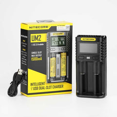 Nitecore UM2 Dual Slot Digital LCD Battery Charger