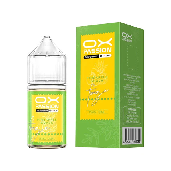 PINEAPPLE GUAVA ICE 30ML - OX PASSION SALT BY OXVA