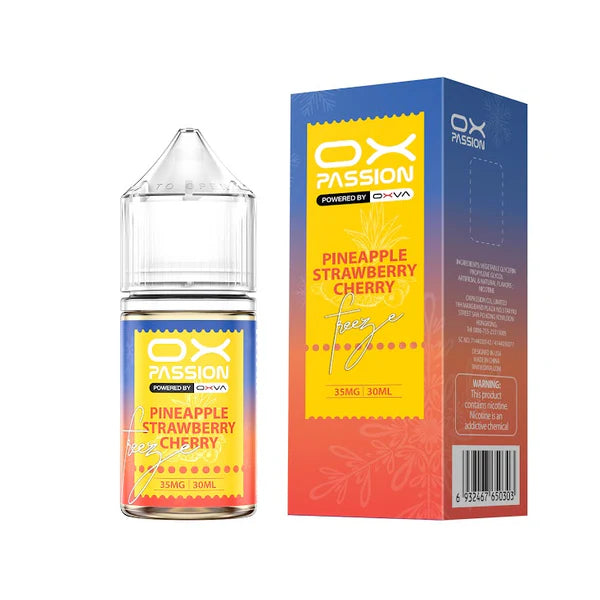 PINEAPPLE STRAW CHERRY ICE 30ML - OX PASSION SALT BY OXVA