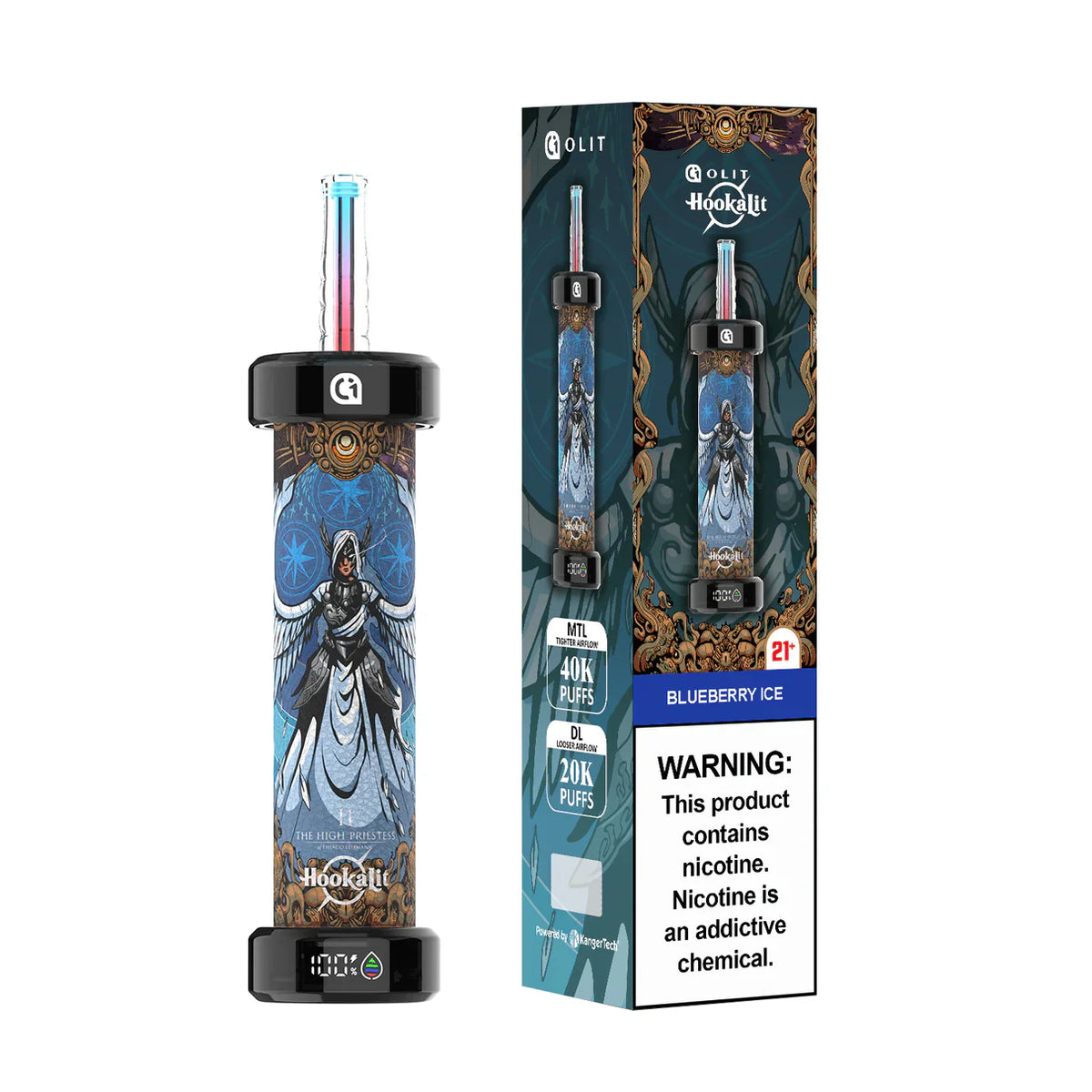Olit Hookalit Blueberry Ice 40000 Puff Disposable