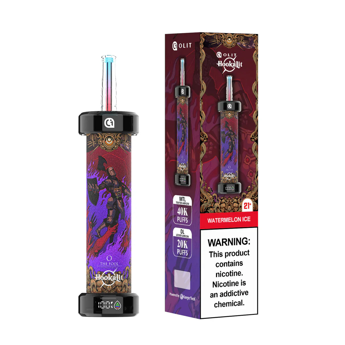 Olit Hookalit Watermelon Ice 40000 Puff Disposable