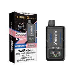 Flipper X Watermelon Ice + Peach Blue Raspberry Ice Disposable 20000puff