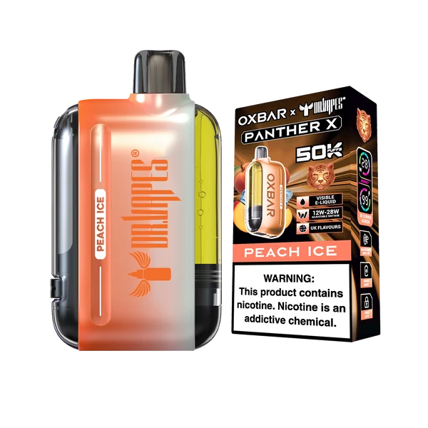 PEACH ICE - OXBAR PANTHER X DISPOSABLE 50K PUFFS