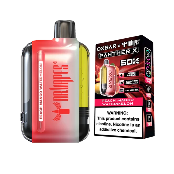 PEACH MANGO WATERMELON - OXBAR PANTHER X DISPOSABLE 50K PUFFS