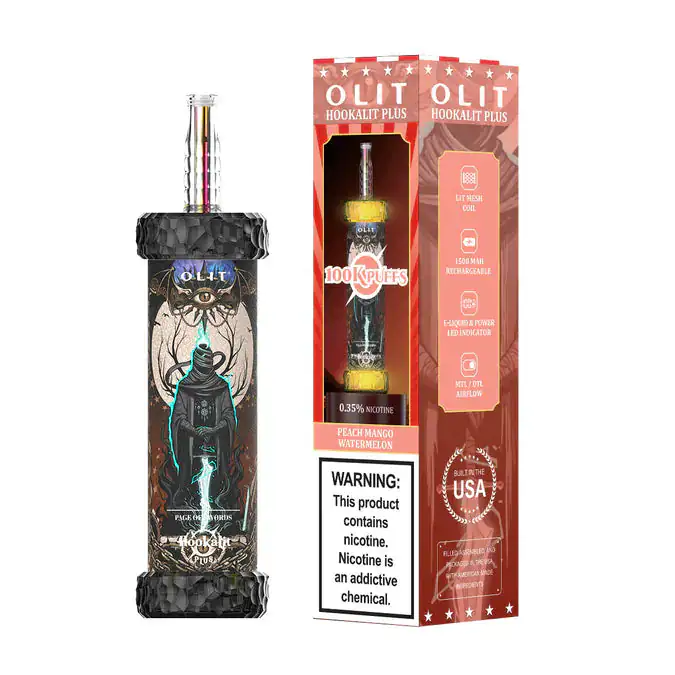 Hookalit Plus Peach Mango Watermelon 100K Disposable