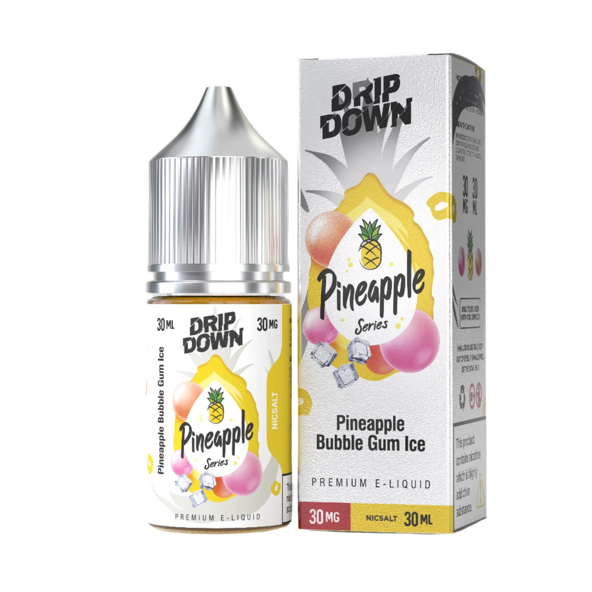 Drip Down Pineapple Bubble Gum Ice 30mg Or 50mg 30ml