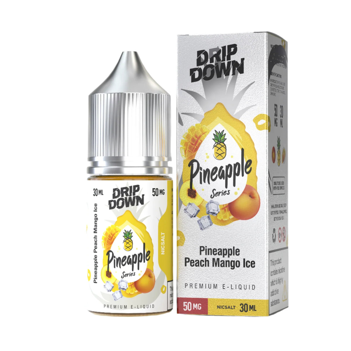Drip Down Pineapple Peach Mango Ice 30mg Or 50mg 30ml