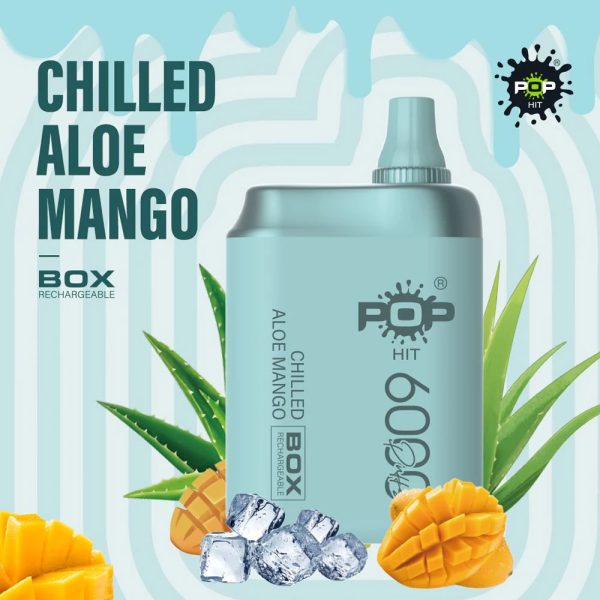 Pop Hit Chilled Aloe Mango Disposable 6000 Puffs